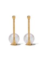 Tasaki 18kt Yellow Gold Stretched Earrings