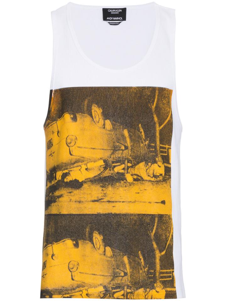 Calvin Klein 205w39nyc Warhol Car Crash Vest - White