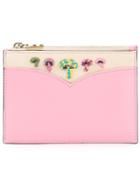 Olympia Le-tan Beaded Mushroom Clutch, Women's, Pink/purple, Calf Leather