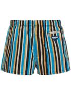 Prada Nylon Swim Trunks - Blue