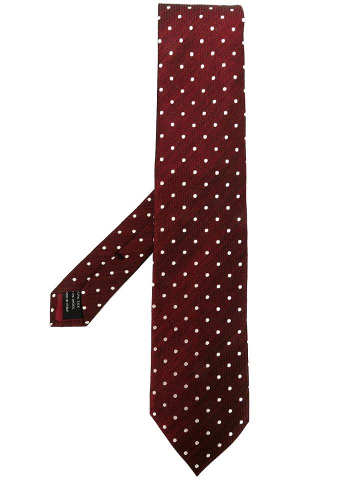 Tom Ford Polka Dot Tie - Red