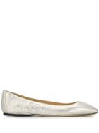 Jimmy Choo Gwenevere Flats - Silver