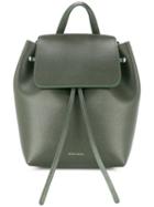 Mansur Gavriel Saffiano Mini Backpack - Green
