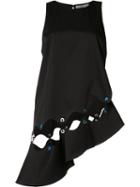 Zac Zac Posen 'katerina' Blouse, Size: 6, Black, Cotton/spandex/elastane