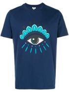 Kenzo Front Eye Printed T-shirt - Blue