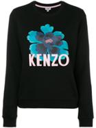 Kenzo Floral Motif Sweatshirt - Black