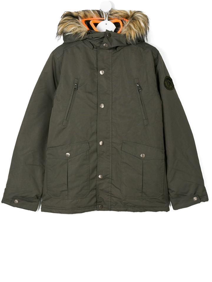 Diesel Kids Hooded Parka - Grey