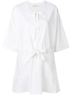 Golden Goose Deluxe Brand Drawstring Waist Dress - White