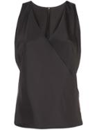 Peter Cohen V-neck Blouse - Black