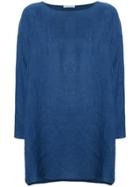 Stefano Mortari Boat Neck Blouse - Blue