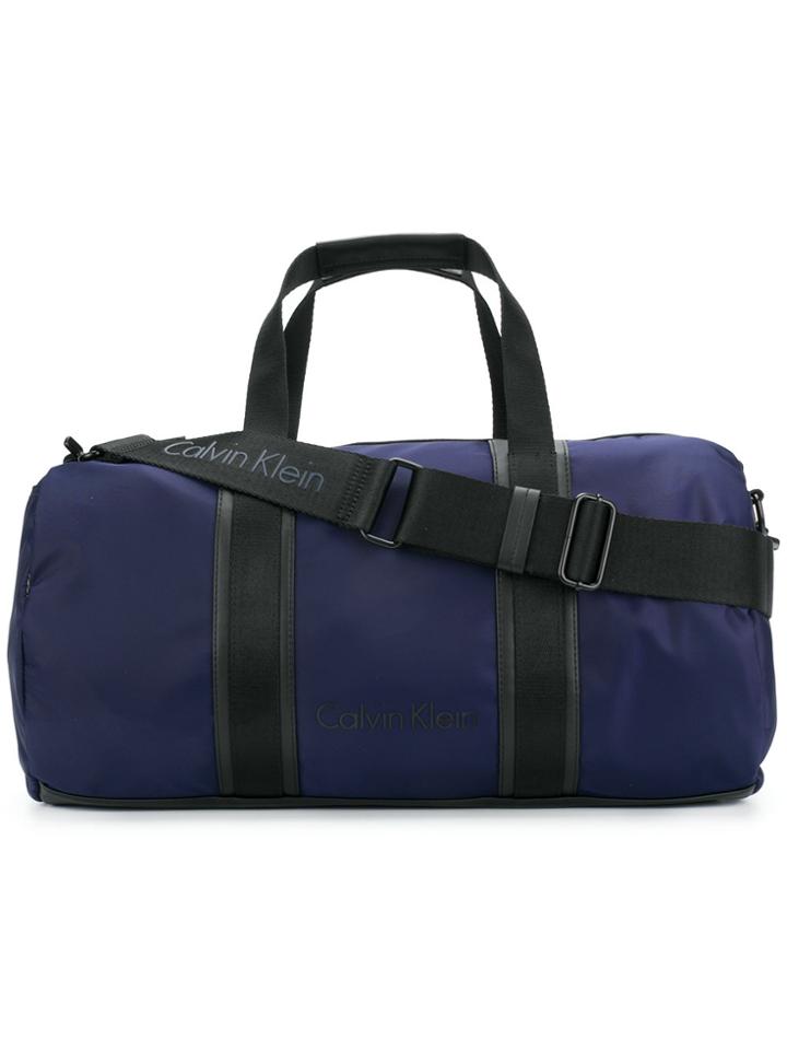 Calvin Klein Blithe Cylinder Duffel Bag - Blue