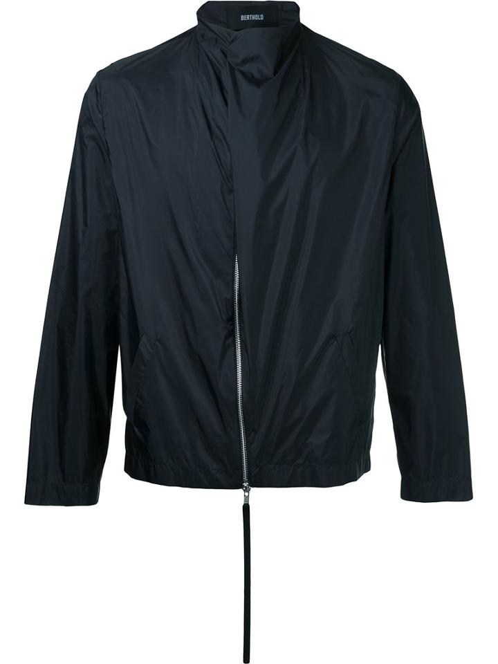 Berthold - Wrap Neck Lightweight Jacket - Men - Polyamide - M, Black, Polyamide