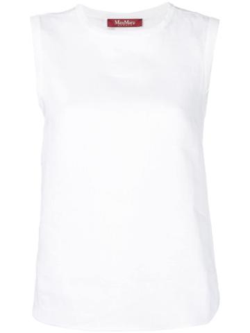 Max Mara Studio Gerba Sleeveless Top - White