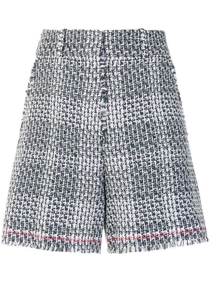 Thom Browne Tweed Shorts - Black