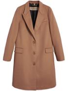 Burberry Tailored Single-breasted Coat - Brown