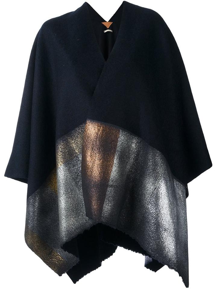 Ermanno Gallamini Metallic Effect Cape