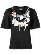 Boutique Moschino Necklace Print T-shirt - Black