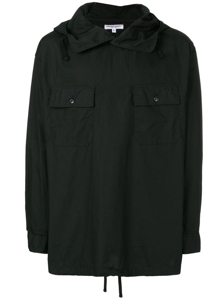 Engineered Garments Hooded Windbreaker - Black
