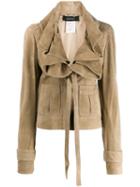 Gucci Pre-owned 2005's Draped Fitted Jacket - Neutrals
