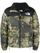 The North Face Camouflage Zipped Jacket - Green