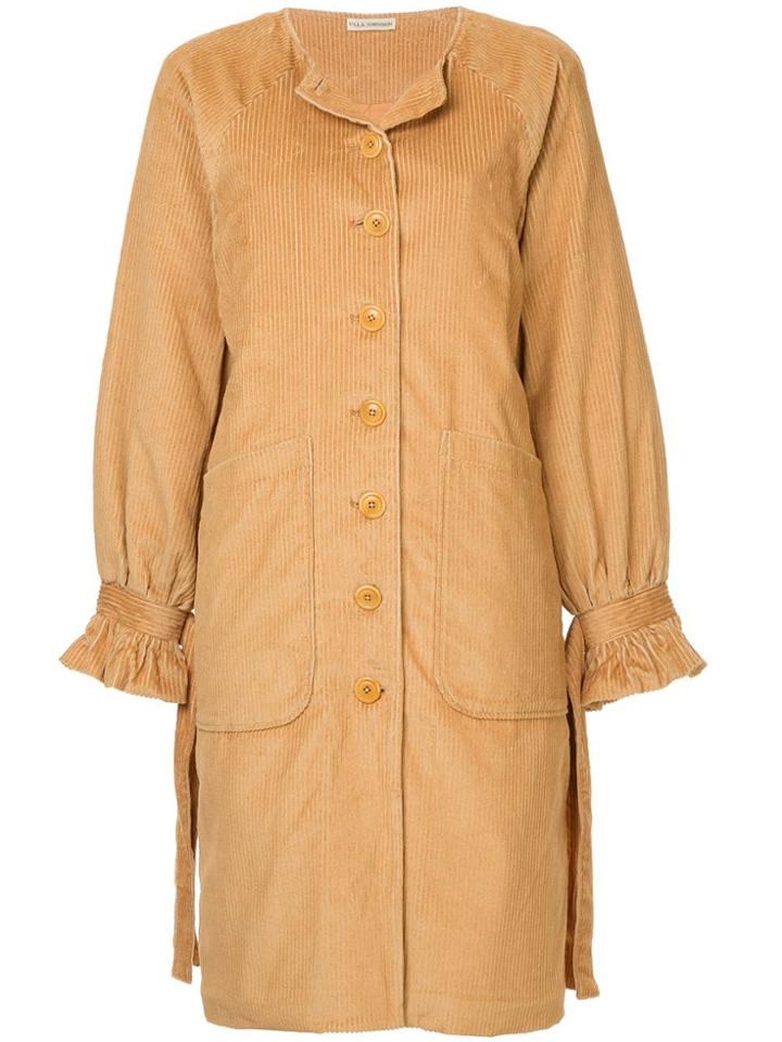 Ulla Johnson Ribbed Detail Jacket - Brown