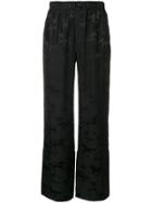 Ganni Horse Pattern Trousers - Black