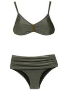 Lygia & Nanny Anne High Rise Bikini Set - Green