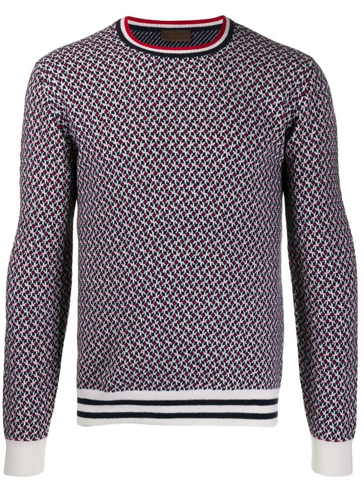 Altea Three-tone Jumper - Blue