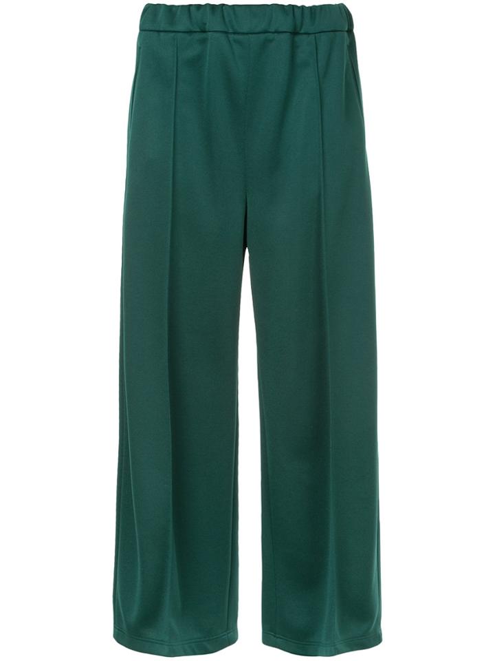 En Route Cropped Layer Trousers - Green