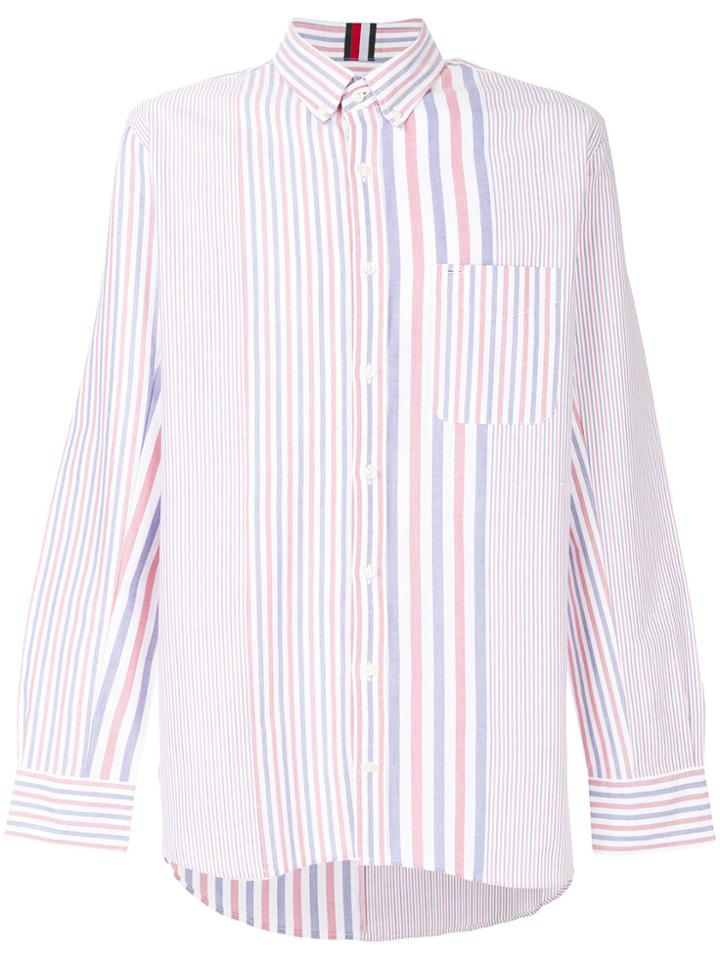 Tommy Hilfiger Oversized Striped Shirt - Multicolour