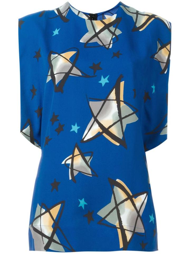 Marni Star Print Sleeveless Top