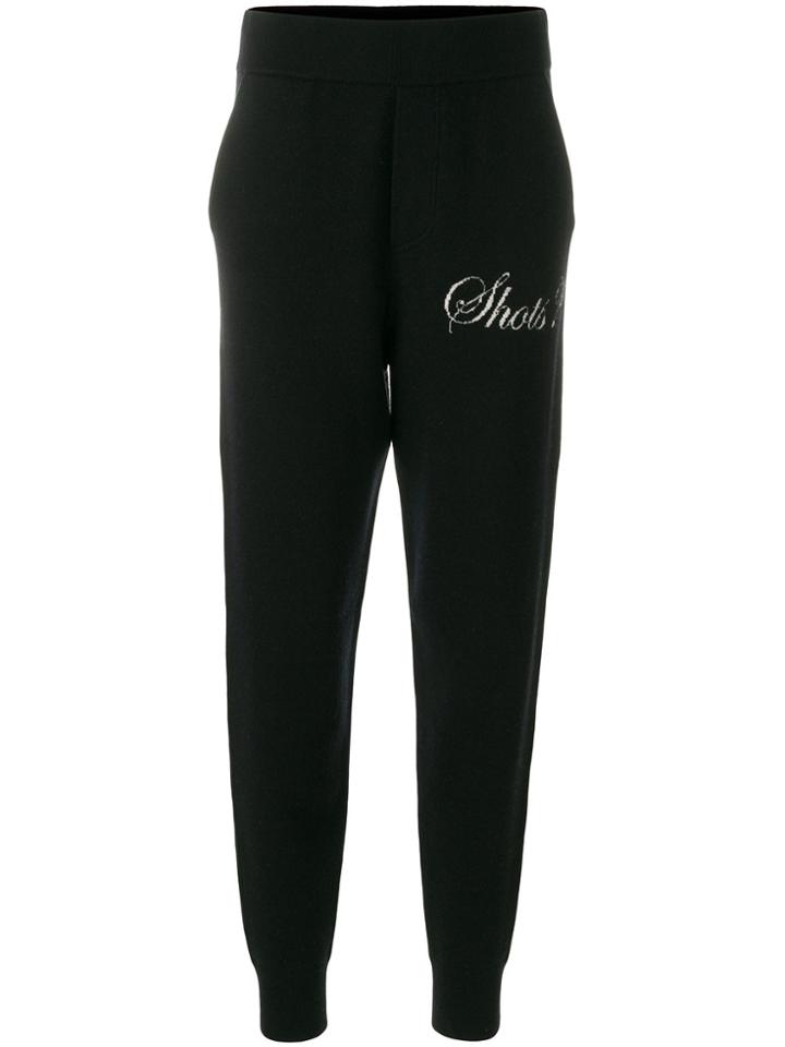 Alexander Wang Shots? Knitted Track Pants - Black