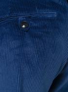 Etro - Ribbed Tapered Trousers - Men - Cotton - 50, Blue, Cotton
