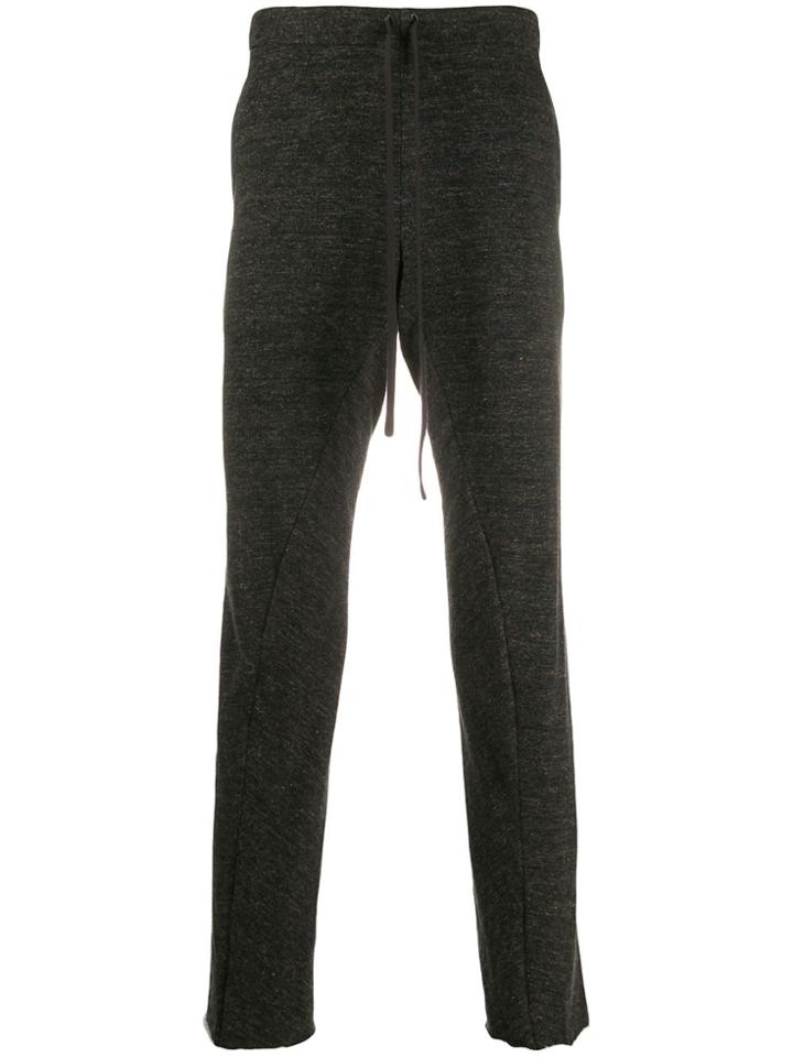 Forme D'expression Drawstring Waist Track Pants - Brown