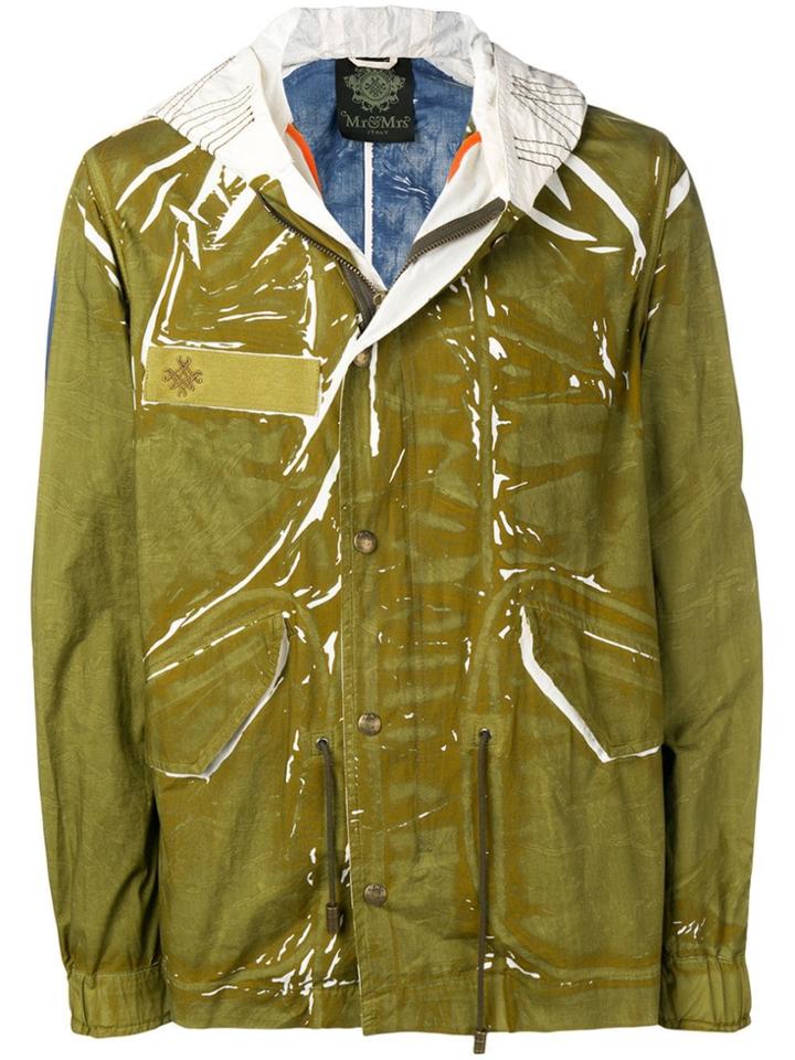 Mr & Mrs Italy Short Raincoat - Green