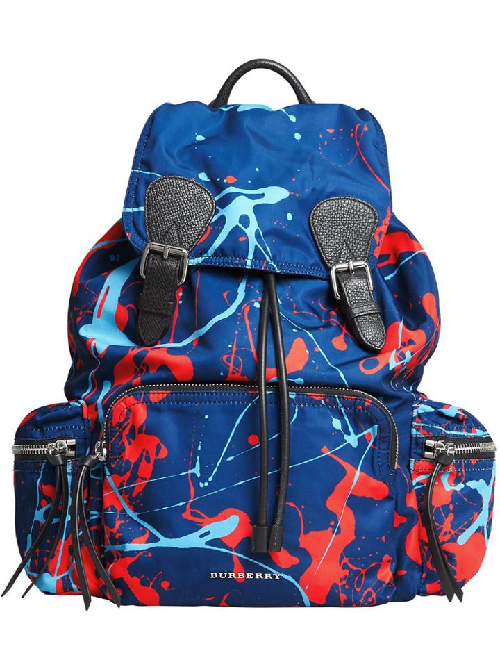 Burberry Large Rucksack Backpack - Blue