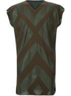 Homme Plissé Issey Miyake Geometric Pattern Vest - Green