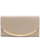 See By Chloé Metallic Flap Wallet - Neutrals