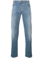 Balmain Side Band Slim-fit Jeans - Blue