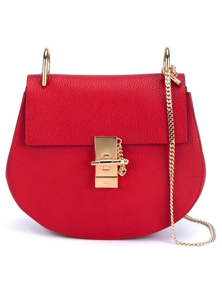 Chloé Small 'drew' Shoulder Bag - Red