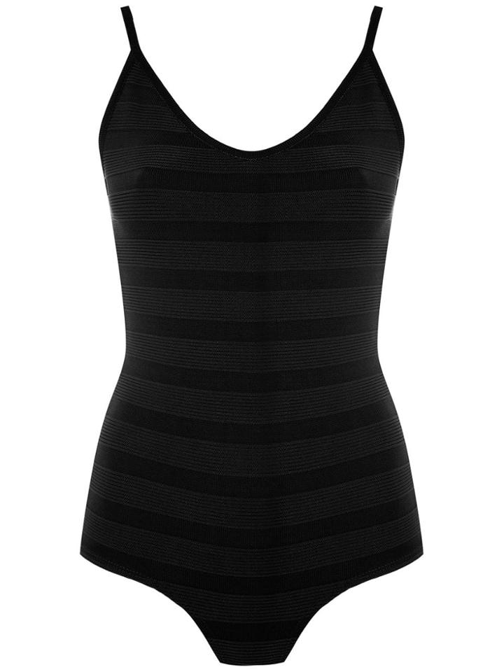 Andrea Bogosian Pencil Knit Bodysuit - Black