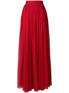 Elie Saab High Waist Maxi Skirt - Red