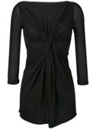 Rick Owens Lilies Knot Detail Top - Black