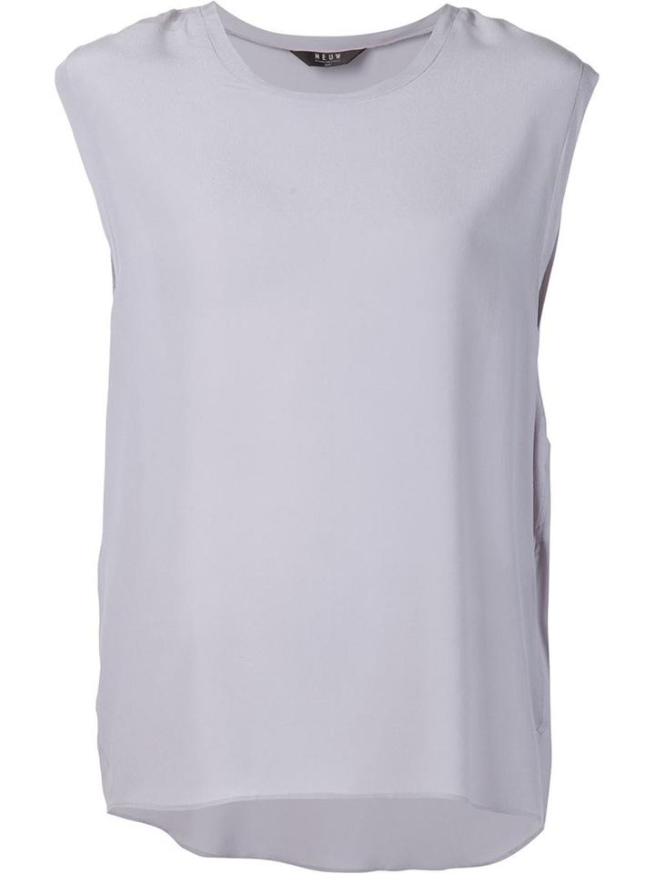 Neuw 'alice' Top, Women's, Size: Small, Grey, Silk