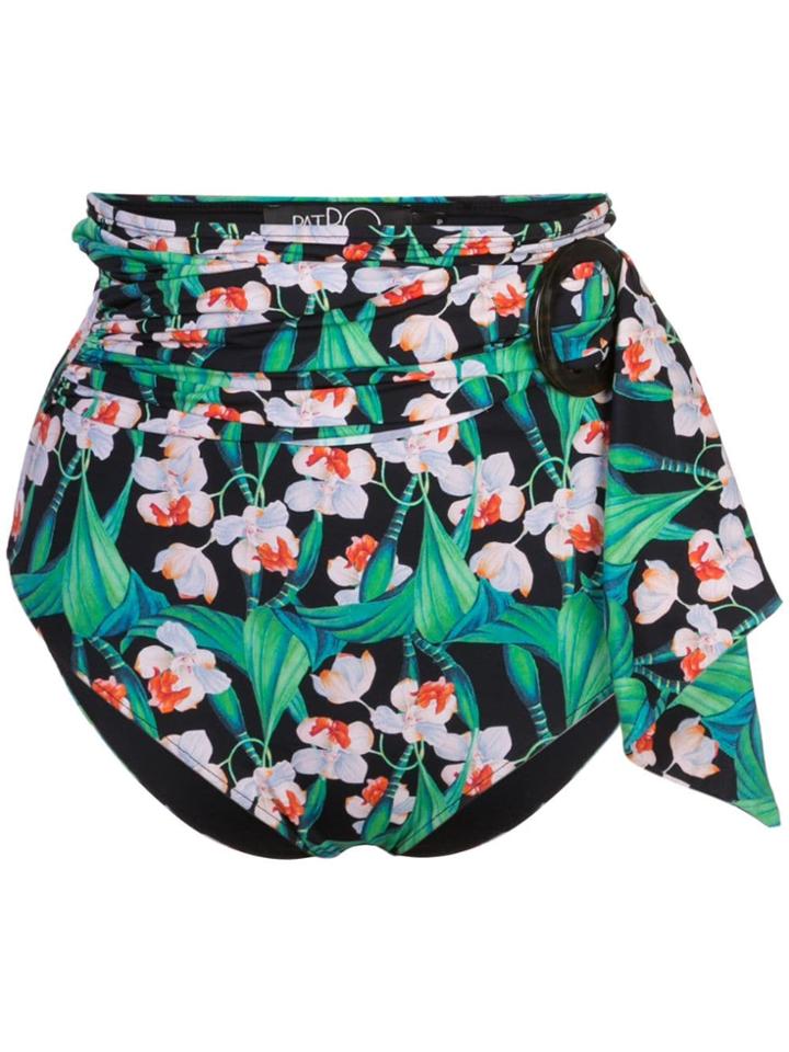 Patbo Printed Bikini Briefs - Black