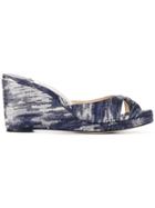 Jimmy Choo Almer 80 Mules - Blue
