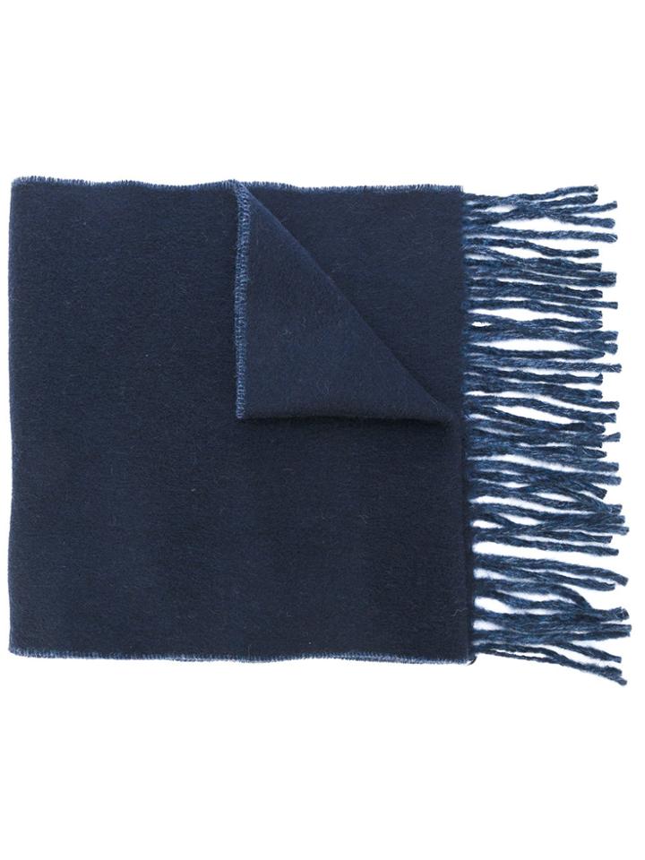 Polo Ralph Lauren Frayed Scarf - Blue