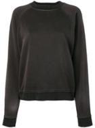 Acne Studios Raglan Sleeve Sweatshirt - Black