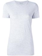 Brunello Cucinelli Round Neck T-shirt, Women's, Size: Small, Grey, Cotton/spandex/elastane