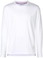 Thom Browne Longsleeved Fitted T-shirt - White